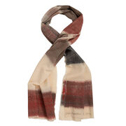 Hand painted silk scarf